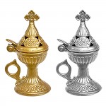 ΘΥΜΙΑΤΟ ΕΚΚΛΗΣΙΑΣΤΙΚΟ ΜΕΤΑΛΛΙΚΟ 15x6,5cm Homie 32404 Είδη Θυμιάματος - Αφιέρωσης