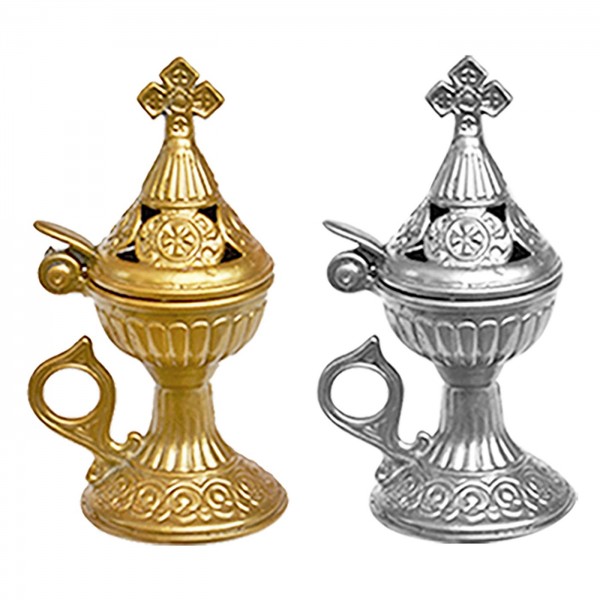 ΘΥΜΙΑΤΟ ΕΚΚΛΗΣΙΑΣΤΙΚΟ ΜΕΤΑΛΛΙΚΟ 15x6,5cm Homie 32404 Είδη Θυμιάματος - Αφιέρωσης