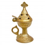 ΘΥΜΙΑΤΟ ΕΚΚΛΗΣΙΑΣΤΙΚΟ ΜΕΤΑΛΛΙΚΟ 15x6,5cm Homie 32404 Είδη Θυμιάματος - Αφιέρωσης