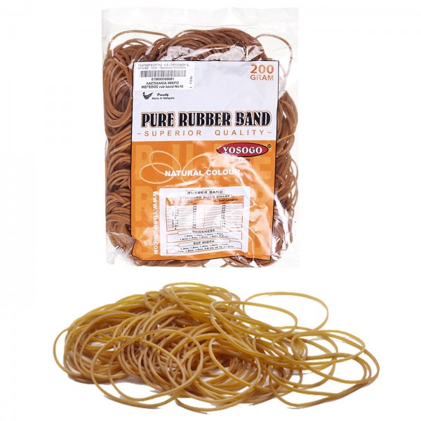 ΛΑΣΤΙΧΑΚΙΑ ΜΙΚΡΟ ΜΕΓΕΘΟΣ Φ38mm 200gr Justnote 3923 Λαστιχάκια