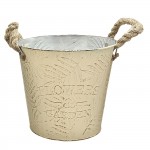 Γλαστράκι-Κασπώ Μεταλλικό με Κλαδιά ø18x17cm Homie 423085 Είδη Κήπου