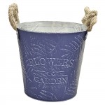 Γλαστράκι-Κασπώ Μεταλλικό με Κλαδιά ø18x17cm Homie 423085 Είδη Κήπου