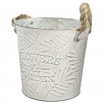 Γλαστράκι-Κασπώ Μεταλλικό με Κλαδιά ø18x17cm Homie 423085 Είδη Κήπου