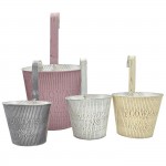 Γλαστράκι-Κασπώ Κρεμαστό Μεταλλικό Flowers & Garden Ø16x14xcm Homie 423090 Είδη Κήπου