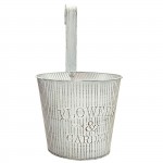 Γλαστράκι-Κασπώ Κρεμαστό Μεταλλικό Flowers & Garden Ø16x14xcm Homie 423090 Είδη Κήπου