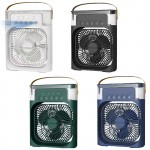 Ανεμιστήρας Ψεκασμού Νερού με φως 26x20x8cm Homie 49191 Μικροηλεκτρικές Συσκευές