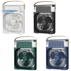 Ανεμιστήρας Ψεκασμού Νερού με φως 26x20x8cm Homie 49191 Μικροηλεκτρικές Συσκευές