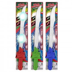 ΣΠΑΘΙ ΜΠΑΤΑΡΙΑΣ ΦΩΣ ΗΧΟΣ 58x14cm Carnavalista 231061 Σπαθιά - Τόξα