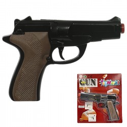 ΠΙΣΤΟΛΙ ΜΕΤΑΛΛΙΚΟ 8ΣΦΑΙΡΟ 23x20cm Carnavalista 23242 Όπλα για Καψούλια