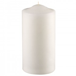 ΚΕΡΙ ΛΕΥΚΟ ΚΟΛΩΝΑ Φ7x15cm Homie 57443 Κορμοί - Αρωματικά - Κηροπηγίου - Λοιπά