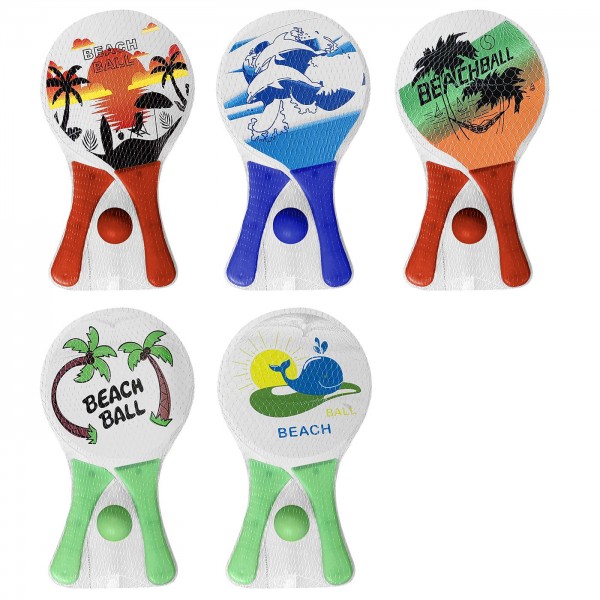 ΡΑΚΕΤΕΣ ΠΑΙΔΙΚΕΣ ΣΕΤ=2+1ΜΠΑΛΑΚΙ 33x19x0.5cm SUMMERtiempo 621386 Ρακέτες - Μπαλάκια