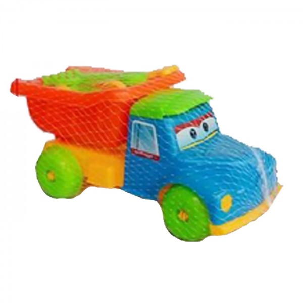 ΦΟΡΤΗΓΟ ΠΑΡΑΛΙΑΣ ΣΕΤ=8ΤΕΜ 22x10x10cm SUMMERtiempo 622499 Φορτηγάκια - Καραβάκια