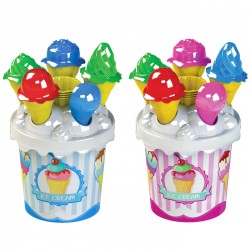 ΚΟΥΒΑΔΑΚΙ ΜΕ ΠΑΓΩΤΑ ΣΕΤ=11ΤΕΜ Φ17cm DEMA Κουβαδάκια - Φτυαράκια