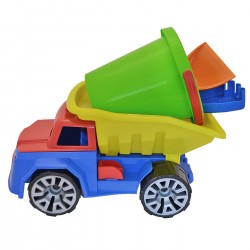 ΦΟΡΤΗΓΟ ΠΑΡΑΛΙΑΣ ΣΕΤ=4ΤΕΜ 32x24x17cm SUMMERtiempo 622580 Φορτηγάκια - Καραβάκια