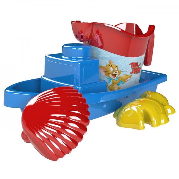 ΒΑΡΚΑΚΙ ΠΑΡΑΛΙΑΣ ΣΕΤ=4ΤΕΜ TOM & JERRY 34x16cm SUMMERtiempo 622584 Φορτηγάκια - Καραβάκια