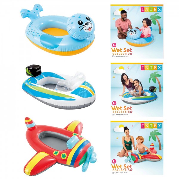 ΦΟΥΣΚΩΤΗ ΠΑΙΔΙΚΗ ΒΑΡΚΑ CRUISERS INTEX ~119x114cm Intex 59380NP Φουσκωτά (δεν επιστρέφονται!)