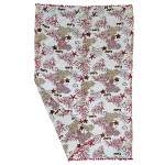 ΠΑΡΕΟ ΒΑΜΒΑΚΕΡΟ ΜΕ ΠΟΜ ΠΟΜ 90x160cm SUMMERtiempo 622720 Παρεό - Καφτάνια