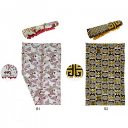 ΠΑΡΕΟ ΒΑΜΒΑΚΕΡΟ ΜΕ ΠΟΜ ΠΟΜ 90x160cm SUMMERtiempo 622720 Παρεό - Καφτάνια