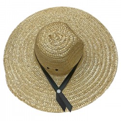 ΚΑΠΕΛΟ ΕΝΗΛΙΚΩΝ ΨΑΘINO ΜΕ ΚΟΡΔΕΛΑ ΤΡΙΓΩΝΟ 45x12cm SUMMERtiempo 622743 Γυναικεία - Ανδρικά