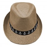 ΚΑΠΕΛΟ ΚΑΒΟΥΡΑΚΙ ΜΟΝΟΧΡΩΜΟ ΜΕ ΣΧΕΔΙΟ ΑΓΚΥΡΕΣ 29cm SUMMERtiempo 622756 Γυναικεία - Ανδρικά