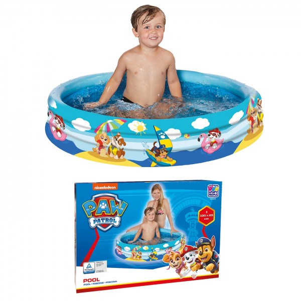 ΠΙΣΙΝΑ ΦΟΥΣΚΩΤΗ PAW PATROL Φ100cm Φ100x23cm PAW PATROL 16320 Φουσκωτά (δεν επιστρέφονται!)