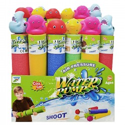 ΝΕΡΟΠΙΣΤΟΛΟ ΦΕΛΙΖΟΛ  ΤΡΟΜΠΑΣ ΜΕ ΖΩΑΚΙΑ 43x5cm SUMMERtiempo 622955 Νεροπίστολα