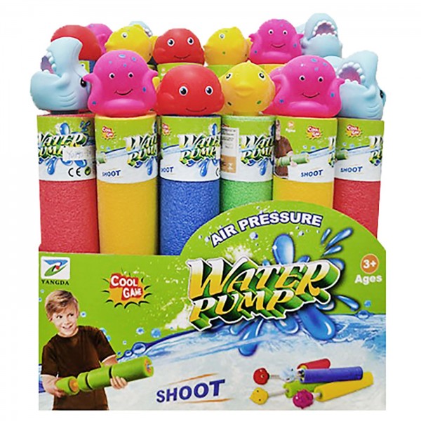 ΝΕΡΟΠΙΣΤΟΛΟ ΦΕΛΙΖΟΛ  ΤΡΟΜΠΑΣ ΜΕ ΖΩΑΚΙΑ 43x5cm SUMMERtiempo 622955 Νεροπίστολα