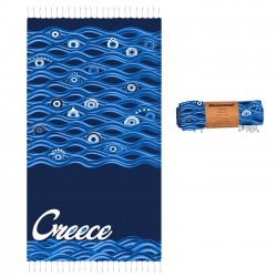 ΠΕΤΣΕΤΑ ΘΑΛΑΣΣΗΣ PESTEMAL ΜΑΤΙ ΜΕΓΑΛΟ ~280g 90x180cm SUMMERtiempo 622963 Πετσέτες