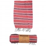 ΠΕΤΣΕΤΑ ΘΑΛΑΣΣΗΣ PESTEMAL ΜΕ ΧΡΩΜΑΤΙΣΤΕΣ ΡΙΓΕΣ ~280g 90x180cm SUMMERtiempo 622967 Πετσέτες