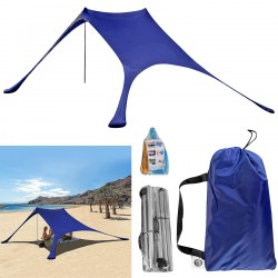 ΣΚΙΑΣΤΡΟ ΠΑΡΑΛΙΑΣ ΕΛΑΣΤΙΚΟ 210x210cm SUMMERtiempo 622970 Είδη Κάμπινγκ