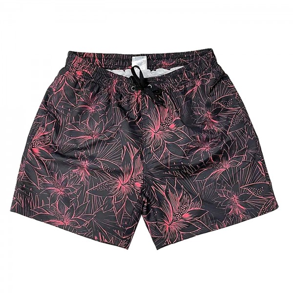 ΜΑΓΙΟ ΑΝΔΡΙΚΟ POLYESTER ΜΑΥΡΟ ΚΟΚΚΙΝΟ  SUMMERtiempo 622975 Μαγιό