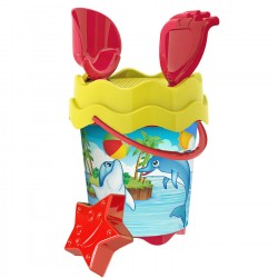 ΚΟΥΒΑΔΑΚΙ ΔΕΛΦΙΝΙΑ Φ17cm ΣΕΤ=5 ΤΕΜ SUMMERtiempo 622989 Κουβαδάκια - Φτυαράκια