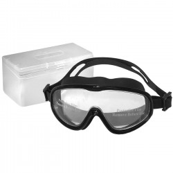 Γυαλάκια Σιλικόνης Ενιαία Μαύρα Ενηλίκων  SummerTiempo 623242 Μάσκες - Γυαλάκια