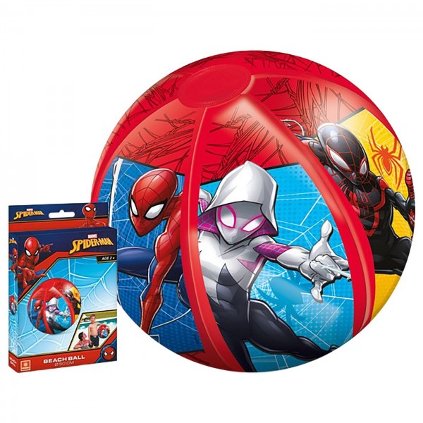 Μπάλα Θαλάσσης Spiderman 50cm Mondo Φουσκωτά (δεν επιστρέφονται!)