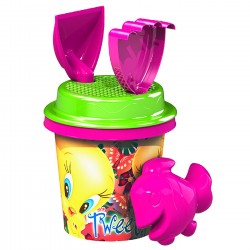 ΚΟΥΒΑΔΑΚΙ TWEETY ΜΙΚΡΟ ΣΕΤ=5ΤΕΜ Φ14cm DEMA WB-1704-TW(S)/55 Κουβαδάκια - Φτυαράκια