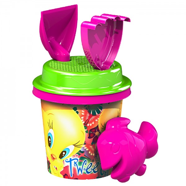 ΚΟΥΒΑΔΑΚΙ TWEETY ΜΙΚΡΟ ΣΕΤ=5ΤΕΜ Φ14cm DEMA WB-1704-TW(S)/55 Κουβαδάκια - Φτυαράκια