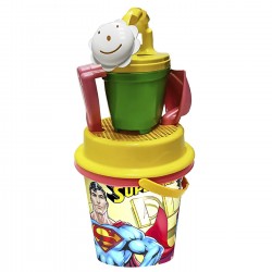 ΚΟΥΒΑΑΔΑΚΙ ΠΟΤΙΣΤΗΡΙ SUPERMAN ΣΕΤ=5ΤΕΜ Φ17cm DEMA WB-1806-S-WN Κουβαδάκια - Φτυαράκια