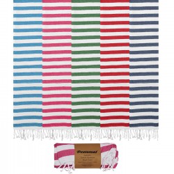 ΠΕΤΣΕΤΑ ΘΑΛΑΣΣΗΣ PESTEMAL  ΡΙΓΕ ~280g 90x180cm SUMMERtiempo 62841 Πετσέτες