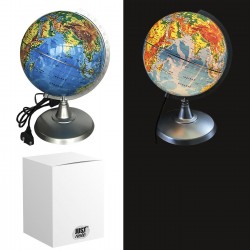 ΥΔΡΟΓΕΙΟΣ ΣΦΑΙΡΑ ΜΕ ΦΩΣ 20cm Φ 20cm Justnote 702180 