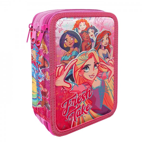 ΚΑΣΕΤΙΝΑ ΓΕΜΑΤΗ ΤΡΙΠΛΗ PRINCESS 19,5x12,5x7cm Disney 1004Ε-14032 Γεμάτες