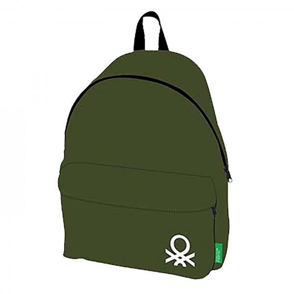 ΣΑΚΙΔΙΟ ΧΑΚΙ  UNITED COLORS OF BENETTON 41x30x17cm Benetton Εφηβικές - Ενηλίκων