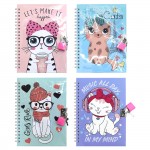 ΣΗΜΕΙΩΜΑΤΑΡΙΟ ΜΕ ΛΟΥΚΕΤΟ ΓΑΤΟΥΛΑ 13x18cm Justnote 703385 Τετράδια