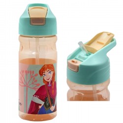 Παγούρι Πλαστικό ps 550ml Frozen 21χ7cm  550ml Gim 551-43203 Παγούρια - Σετ Φαγητού