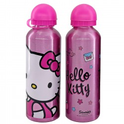 Παγούρι Μεταλλικό Hello Kitty 500ml 21x6,5cm   500ml Hello Kitty Παγούρια - Σετ Φαγητού