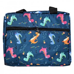 Ισοθερμικό Τσαντάκι Φαγητού Δεινόσαυρος. Με 2 Θήκες 22x19x12cm JustNote 703600 Παγούρια - Σετ Φαγητού