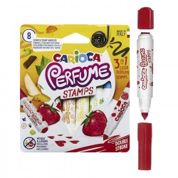 ΜΑΡΚΑΔΟΡΟΙ CARIOCA PERFUME STAMPS 8 ΧΡΩΜΑΤΑ  Carioca 42988 Μαρκαδόροι