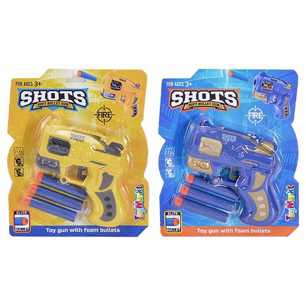 ΠΙΣΤΟΛΑΚΙ ΜΙΝΙ ΜΕ ΜΑΛΑΚΕΣ ΣΦΑΙΡΕΣ RAGING FIRE 17x21cm ToyMarkt 88801 Πιστόλια - Καραμπίνες - Όπλα