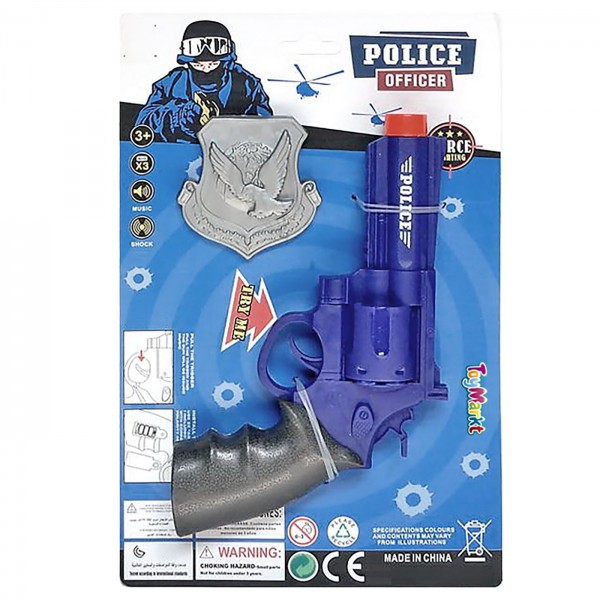 ΠΕΡΙΣΤΡΟΦΟ ΜΠΑΤΑΡΙΑΣ POLICE try me 15x23x3cm ToyMarkt 88810 Πιστόλια - Καραμπίνες - Όπλα