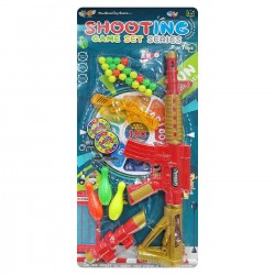 Οπλοπολυβόλο Στόχος-Μπίλιες-Βελάκια σε Καρτέλα 25x57x3cm ToyMarkt 88878 Πιστόλια - Καραμπίνες - Όπλα