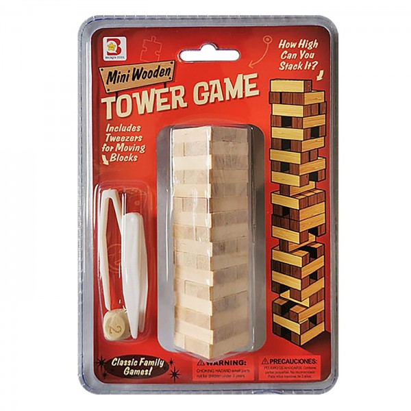 Πύργος Μίνι με Τουβλάκια 12x18x4cm ToyMarkt 891906 Επιτραπέζια Παιχνίδια